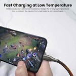 Vyvylabs Hardcore Series Fast Charging Cable Type-C to Type-C 100W Dark Gray VCHCC10-DGY